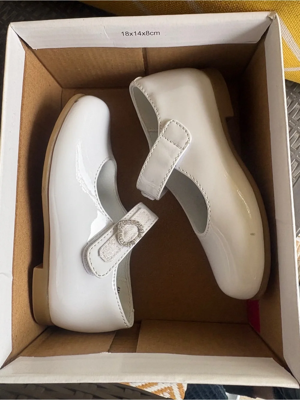 White Patent Mary Jane Dress Shoes for Kids